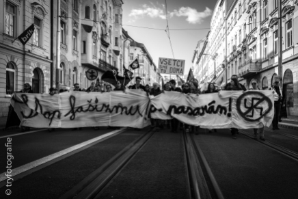 1100 Menschen demonstrieren in Bratislava gegen Faschismus und Nationalismus